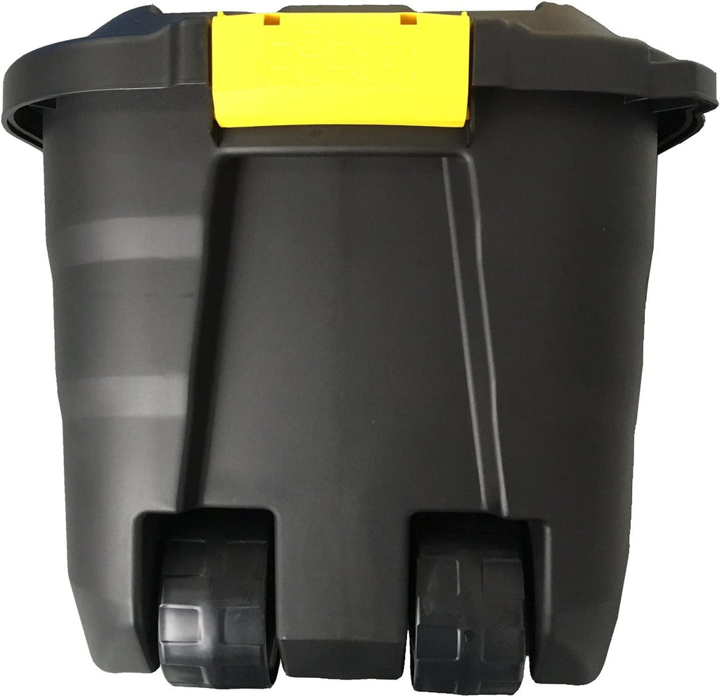 Strata 75 Litre Heavy Duty Plastic Smart Box Trunk Lid with Clip Lock and Wheels (HW441)