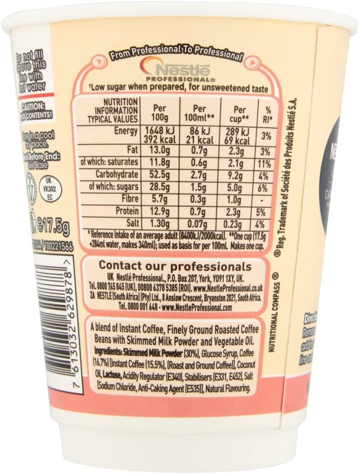 Nescafe &Go! Gold Cappuccino 8 x 12oz Cups