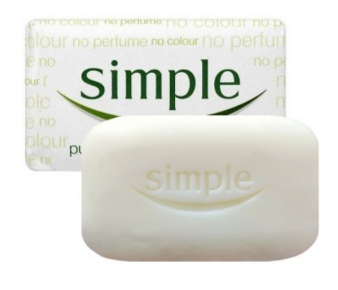 Simple Soap 2 x 100g Bars Per Pack