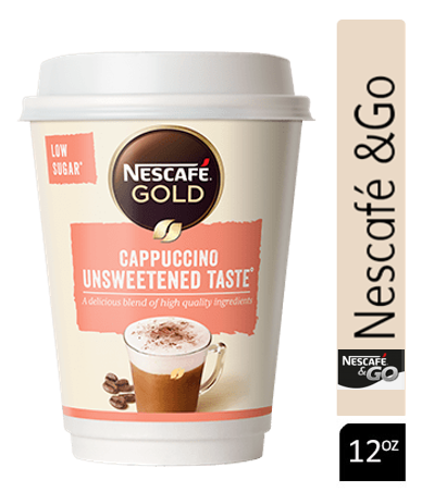 Nescafe &Go! Gold Cappuccino 8 x 12oz Cups