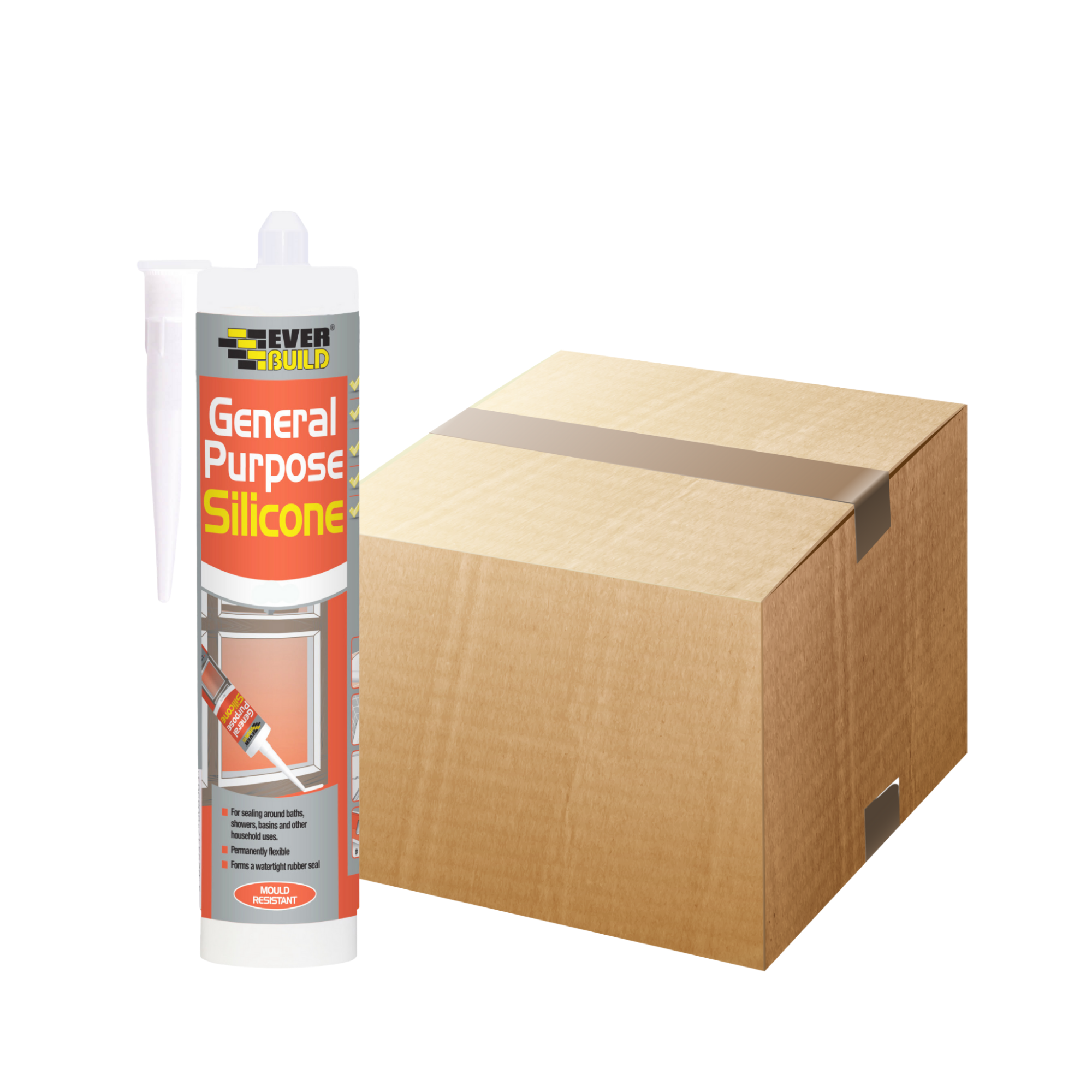 General Purpose Silicone 280ml Clear (Box Of 12)