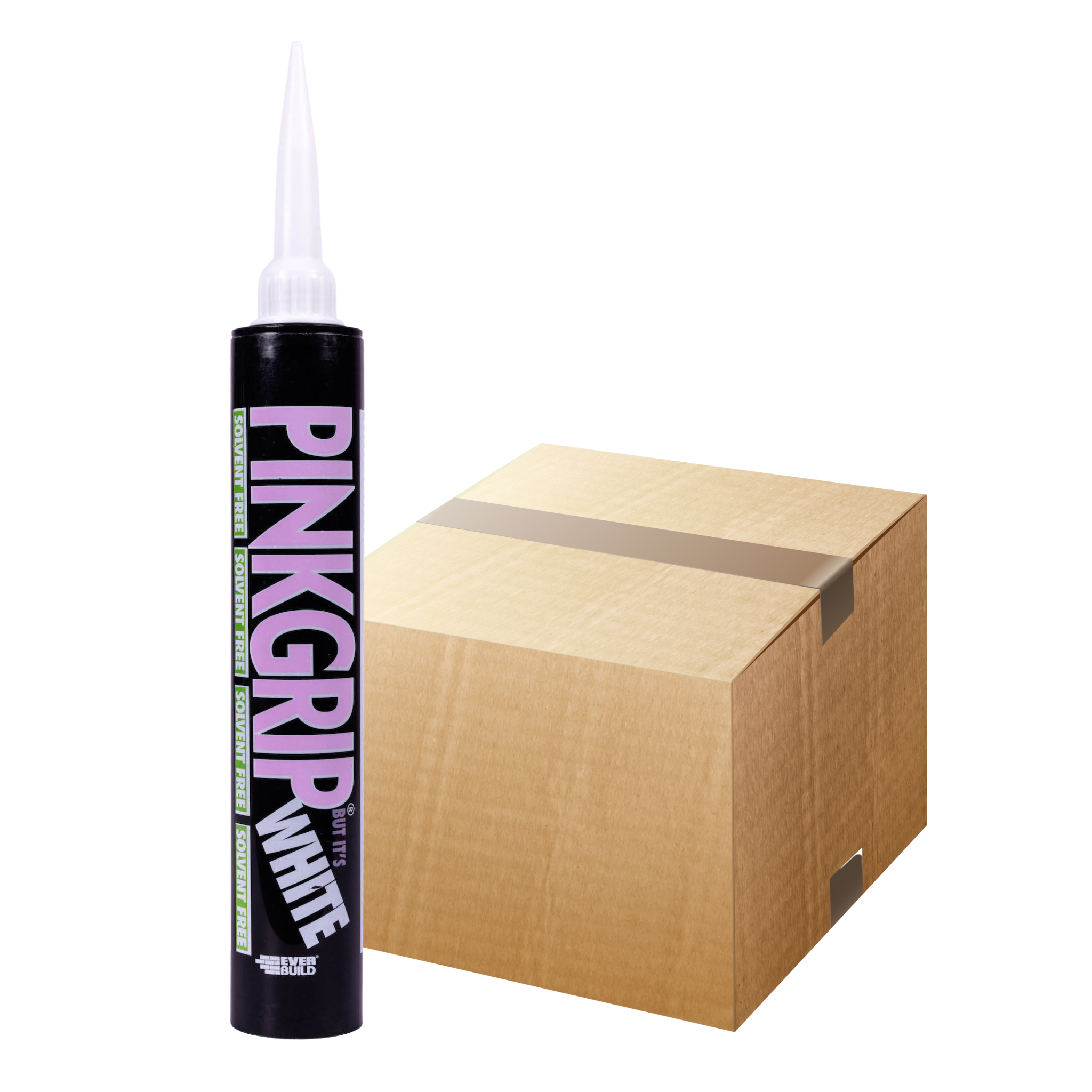 Pinkgrip But It's White Solvent Free Adhesive 380ml (Box Of 12)